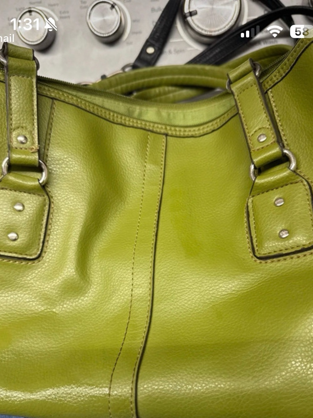 Relic Lime Green/pea green  Shoulder Tote Bag